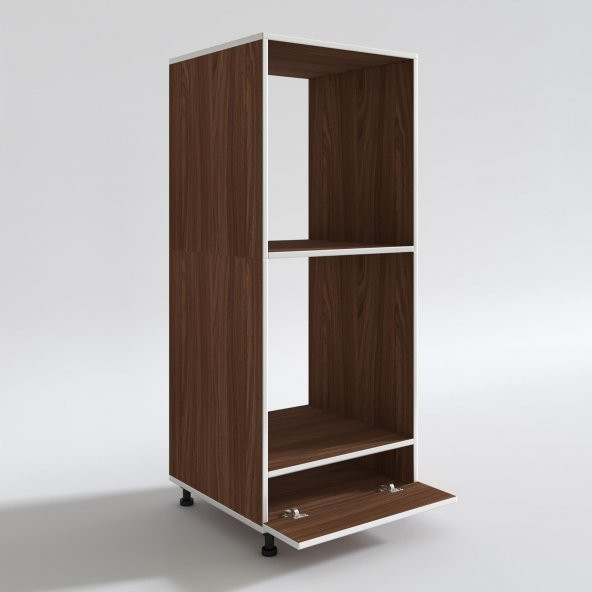 Kenzlife fırın dolabı halime cvz 145*60*56 mutfak kapaklı ayaklı banyo kiler ofis - 3