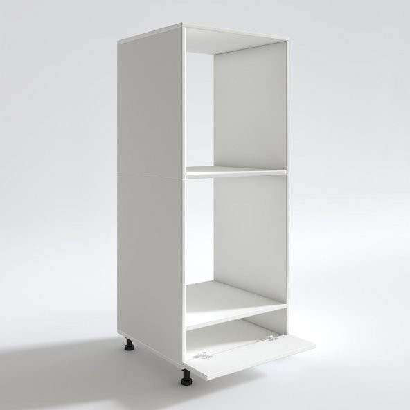 Kenzlife fırın dolabı halime byz 145*60*56 mutfak kapaklı ayaklı banyo kiler ofis - 3