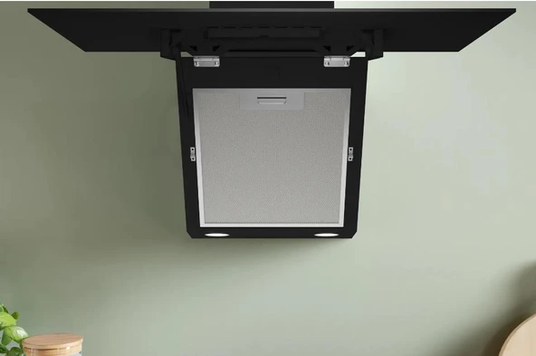 BOSCH DWK64PJ60T SİYAH CAM DUVAR TİPİ ANKASTRE  DAVLUMBAZ - 4