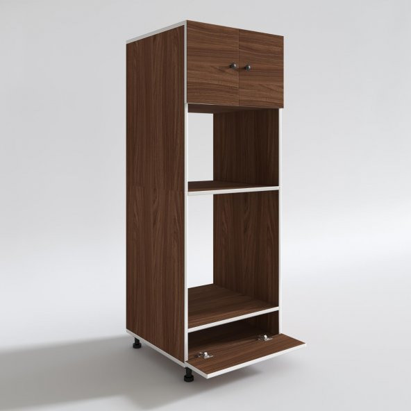 Kenzlife fırın dolabı halide cvz 162*60*56 mutfak kapaklı ayaklı banyo kiler ofis - Resim 3