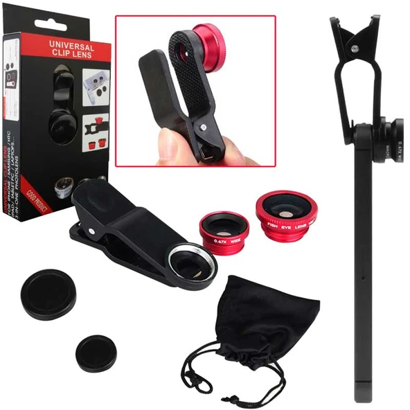 POWERMASTER UNIVERSAL 2 LENS SETİ CEP TELEFONLARI VE TABLETLER İÇİN