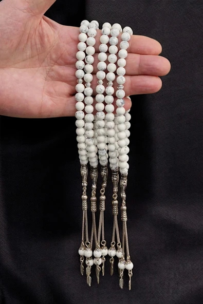 Doğal Havlit Taşı Tesbih 236-2 - 3