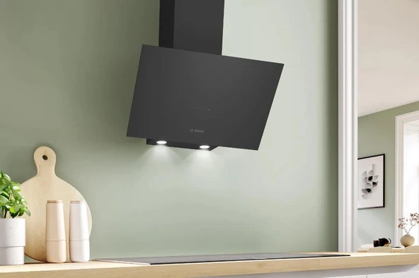 BOSCH DWK64PJ60T SİYAH CAM DUVAR TİPİ ANKASTRE  DAVLUMBAZ - 3