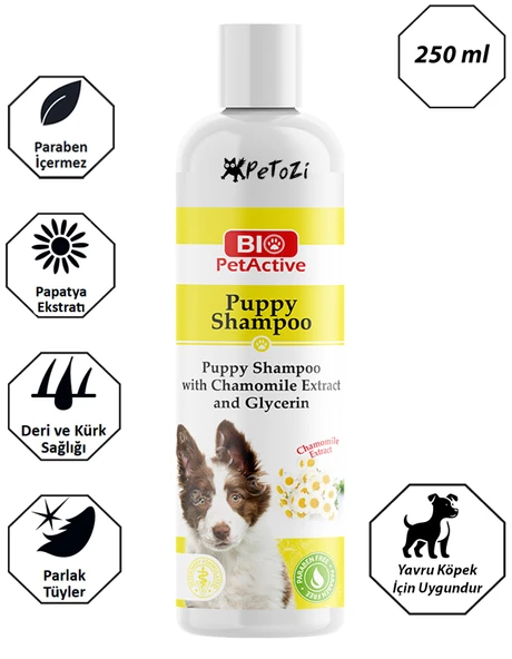 Yavru Köpekler İçin Papatya Özlü Şampuan