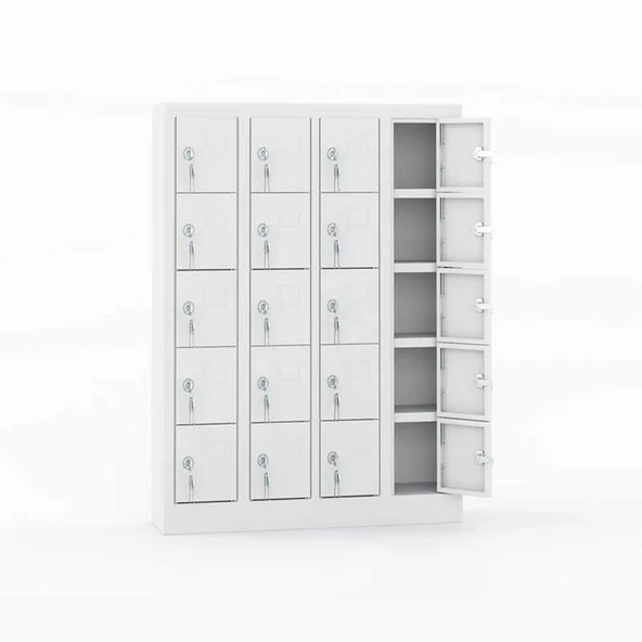 Yfc Metal 20 Gözlü Cep Telefon ve Cüzdan Dolabı