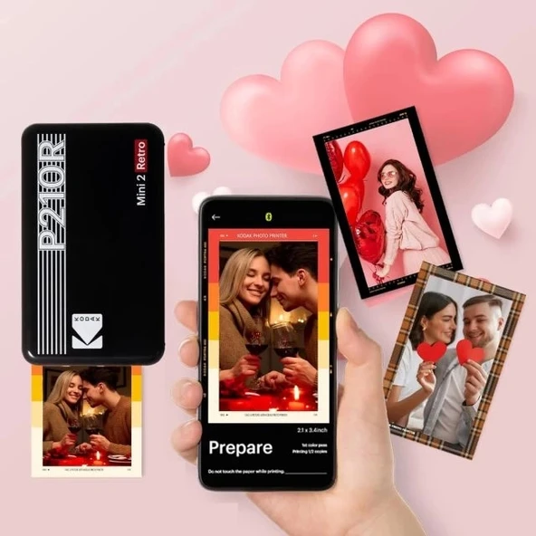 KODAK Mini 3 Retro 4PASS Taşınabilir Fotoğraf Yazıcısı - 9