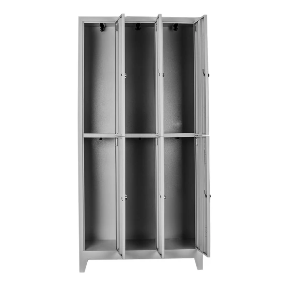 Yfc Metal 6'lı Eko Soyunma Dolabı - 3