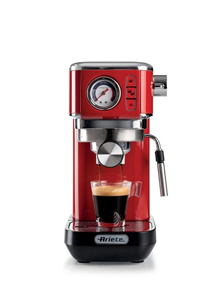 Ariete Moderna Kırmızı Espresso Slim Kahve Makinesi - Resim 2
