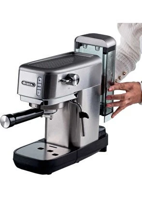 Ariete Moderna Espresso Gümüş Slim Kahve Makinesi - 4