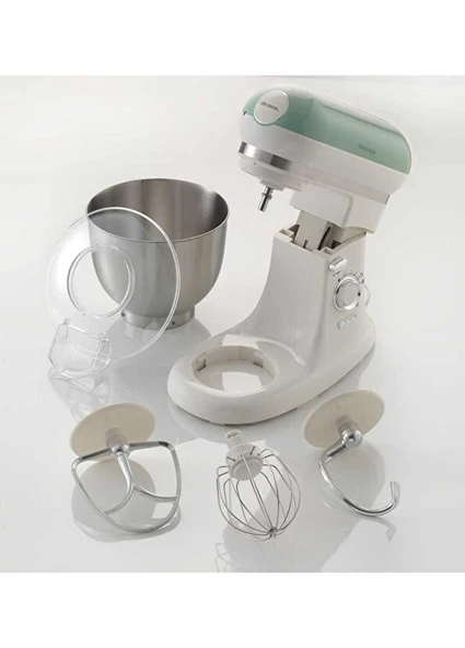 Ariete Vintage 1200 W Yeşil Mutfak Şefi 5.5 lt - Resim 2