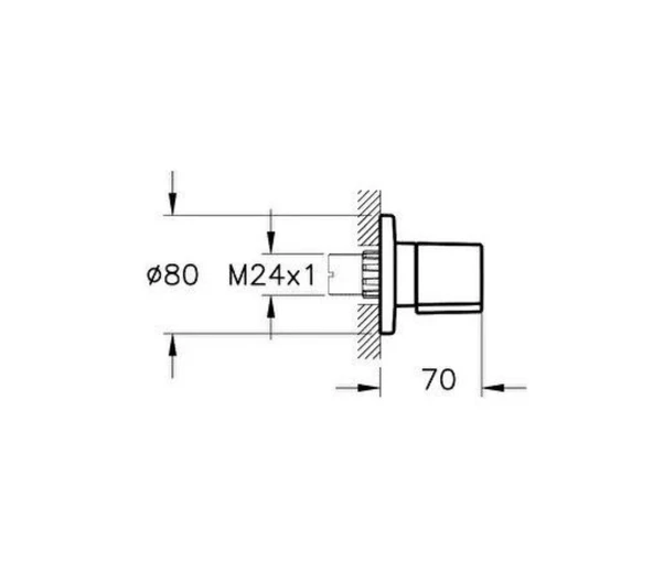 Vitra A4146136  Ankastre Stop Valf - 2