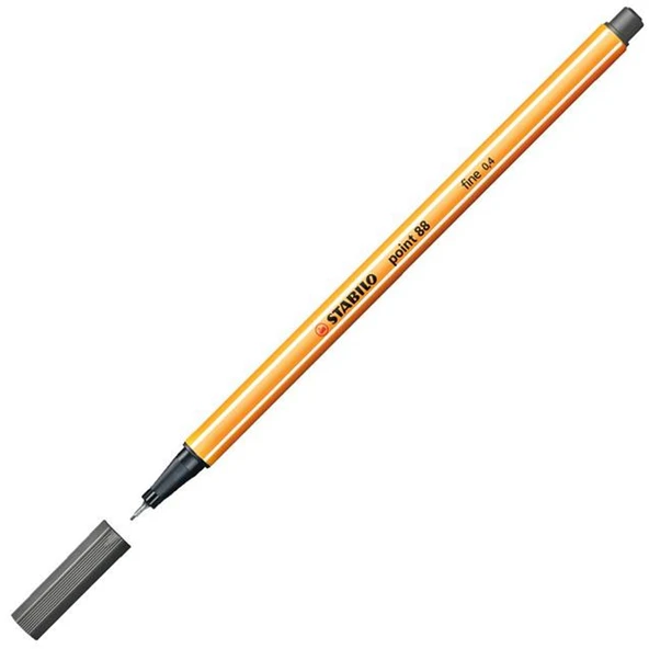 Stabilo Koyu Gri Keçe Uçlu İnce Kalem 88 Point 0.4 MM 88/96 - 5