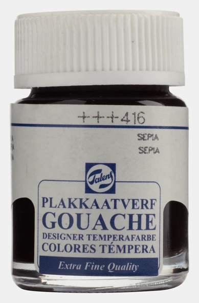 Talens Guaj Boya 16 ml Sepia 416 ürün görseli 1