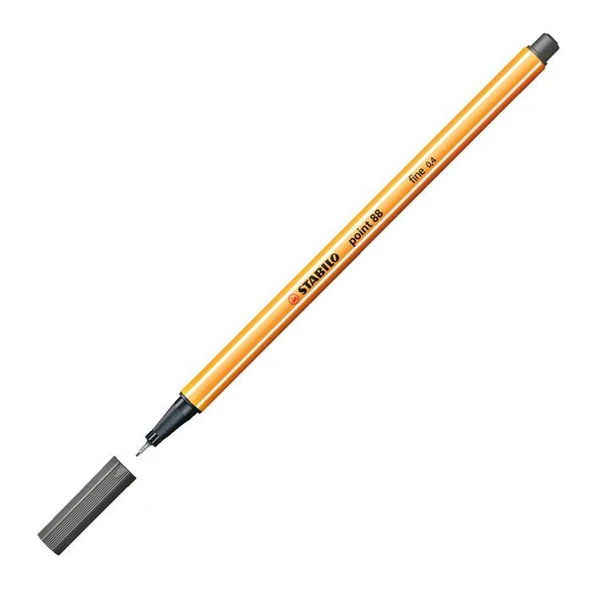 Stabilo Koyu Gri Keçe Uçlu İnce Kalem 88 Point 0.4 MM 88/96 - 2