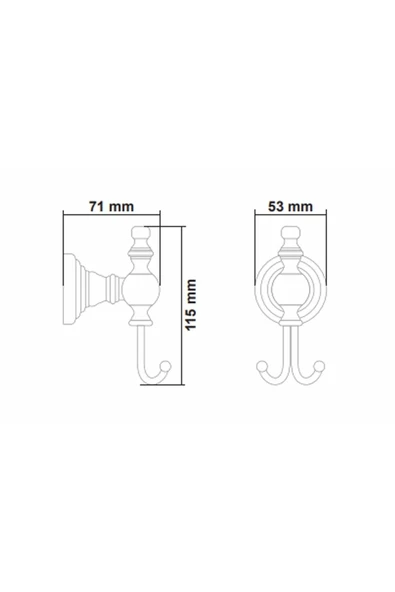 SARAY ARTEMİS İKİLİ BORNOZLUK (ANTİK) - Resim 2