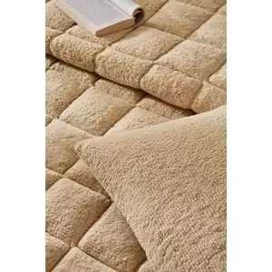 Özdilek Bej Nova Yorgan (Yastıksız) Sherpa Battaniye Dokulu Çift Kişilik (195x215) - 3