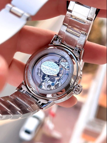 Daniel Klein Otomatik&Kurmalı Ay Ve Güneş Kadran Dual Time Özelikli Erkek Kol Saati EDK.14043.4 - 5