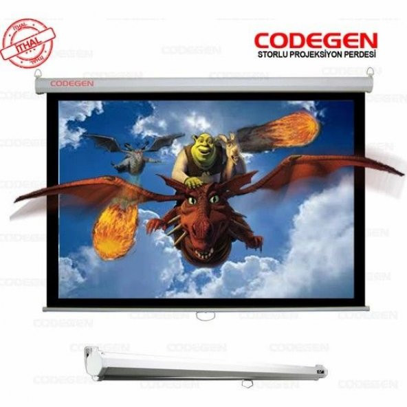 CODEGEN (AX-18) 180x180 STORLU PROJEKSIYON PERDESİ