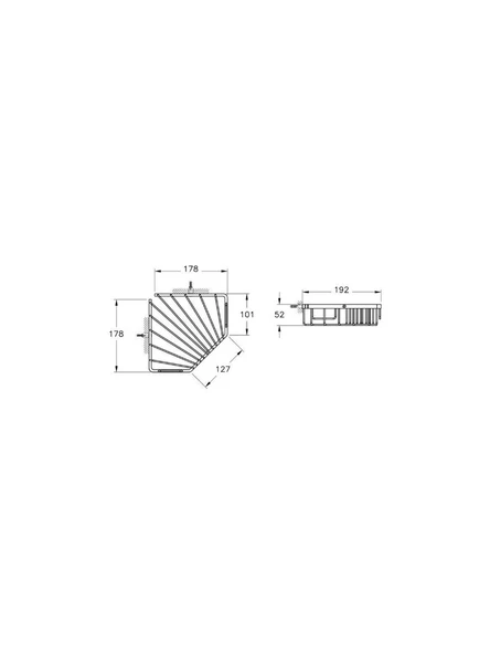 VitrA A44157 Base 100 Krom Tekli Süngerlik - 2