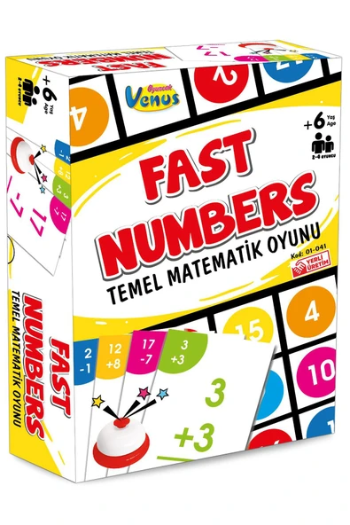 Fast Numbers Temel Matematik Oyunu - Eğlenceli ve Hızlı Zeka Gelişimi