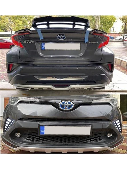 Toyota Chr Ön Arka Tampon Koruma Difüzör 2016-2018 Model Arası - 4