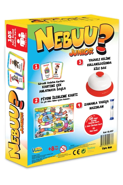 Nebuu Junior Eğlenceli Kelime Anlatma Oyunu - 2