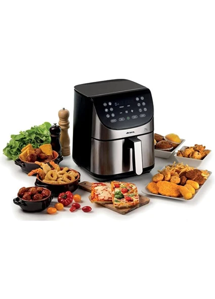 Ariete 4628/00 Inox Airfryer 7 Lt - Resim 2