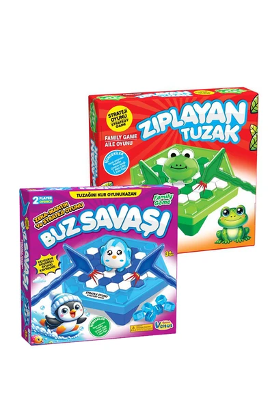 2'li Oyun Seti Zıplayan Tuzak & Buz Savaşı