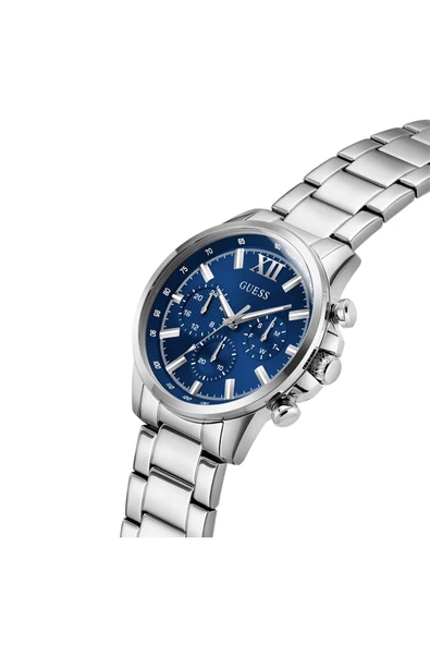 Guess GUGW0900G4 Çelik Kasa Çelik Kordonlu Erkek Kol Saati - Resim 3
