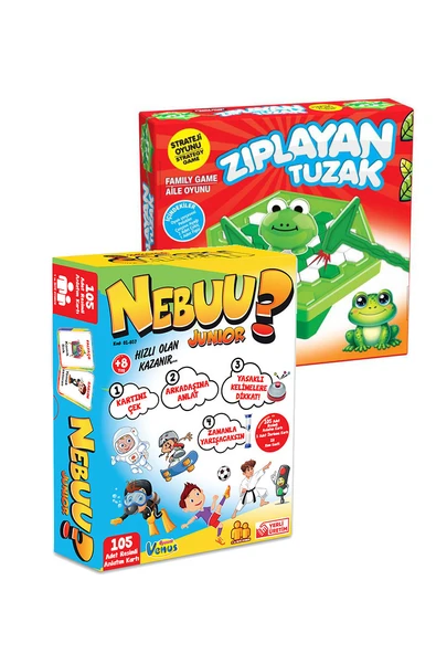 2'li Oyun Seti Zıplayan Tuzak & Nebuu Junior