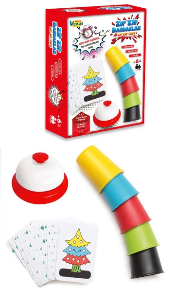 2'li Oyun Seti Zıp Zıp Bardaklar & Buz Savaşı - 2
