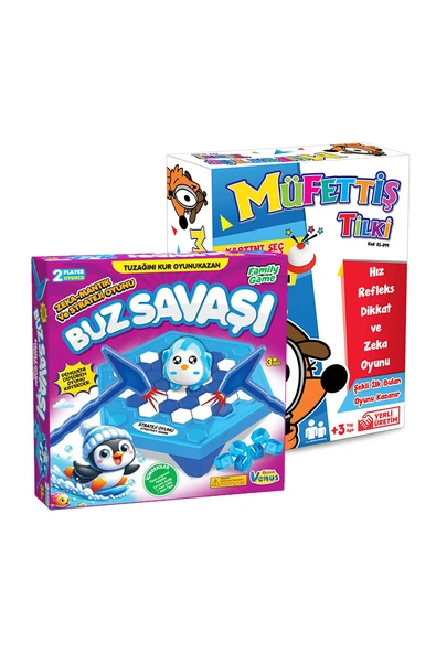 2'li Oyun Seti Buz Savaşı & Müfettiş Tilki