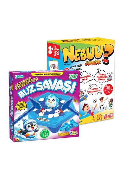 2'li Oyun Seti Nebuu Junior & Buz Savaşı