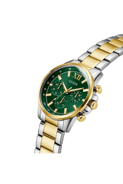 Guess GUGW0900G5  Çelik Kasa Çelik Kordonlu Erkek Kol Saati - Resim 3