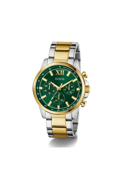 Guess GUGW0900G5  Çelik Kasa Çelik Kordonlu Erkek Kol Saati - Resim 5