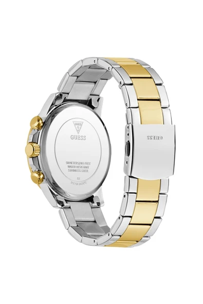 Guess GUGW0900G5  Çelik Kasa Çelik Kordonlu Erkek Kol Saati - Resim 4