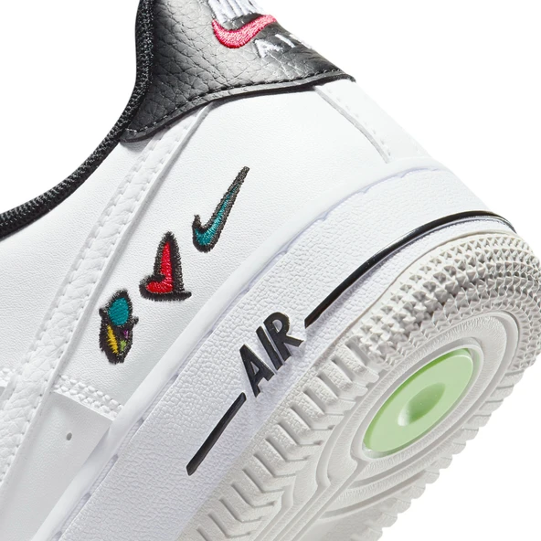 Nike Air Force 1 '07 LV8 White/University Günlük Spor Ayakkabı DM8154-100 - 3