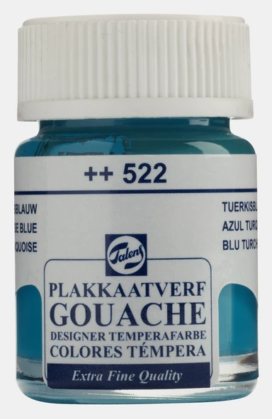 Talens Guaj Boya 16 ml Turquoise Blue 522 ürün görseli 1