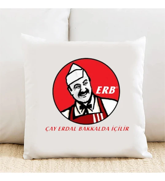 Çay Erdal Bakkalda İçilir Kişiye Özel Yastık Kılıfı 239