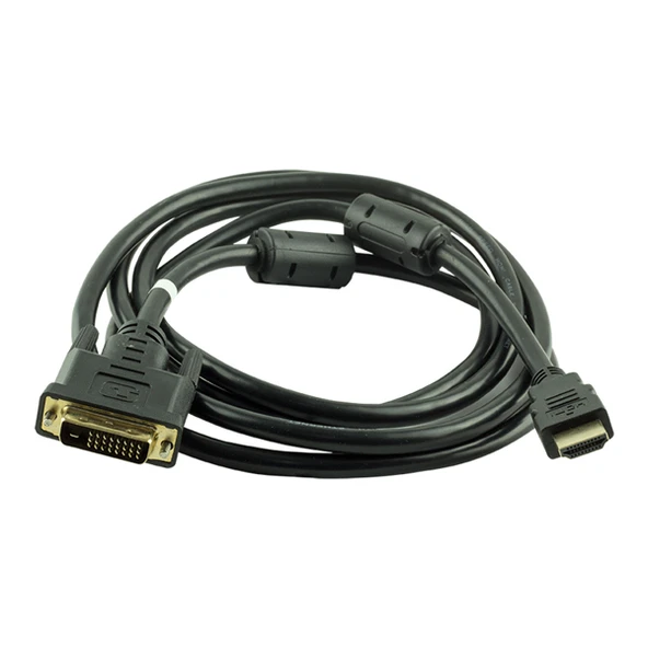 HDMI DVI KABLO 1.5 METRE POWERMASTER * NARİTA DVI 24+1 MALE TO HDMI 19P MALE (12002=2251)