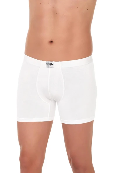 Yıldız Erkek Bambu Likralı Boxer 320/324 - 3 Adet  Beyaz M ürün görseli