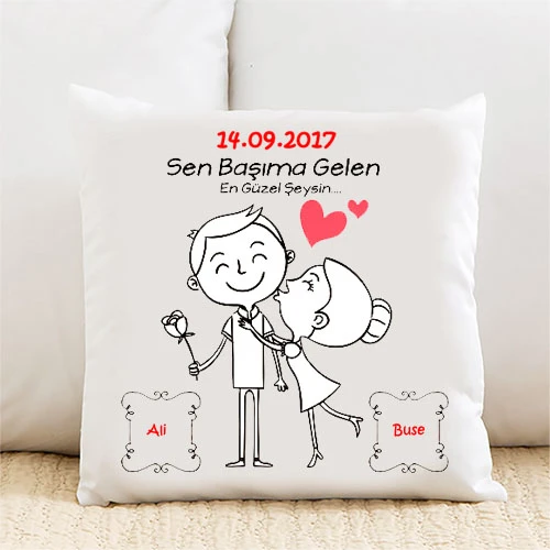 Sen Başıma Gelen… Kişiye Özel Yastık Kılıfı Pi161