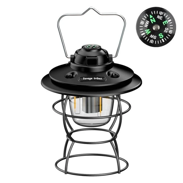 POWERMASTER PM-16042 NOSTALJİK ŞARJLI KAMP LAMBASI