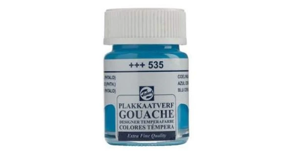 Talens Guaj Boya 16 ml Cerulean Blue Cerulean Blue Phthalo 535 ürün görseli 1