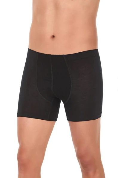 Yıldız Erkek Bambu Likralı Boxer 320/324 - 3 Adet  L Gri - Resim 7