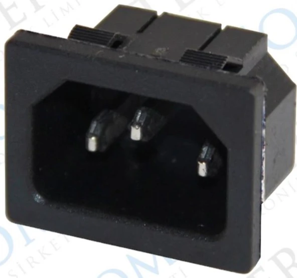 IC-212B C14 POWER SOKET ERKEK KULAKSIZ AS-04