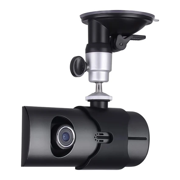POWERMASTER R300 GPS KAYIT DESTEKLİ ÇİFT KAMERALI ARAÇ İÇİ DVR KAMERA SET (128 GB KART DESTEKLİ)
