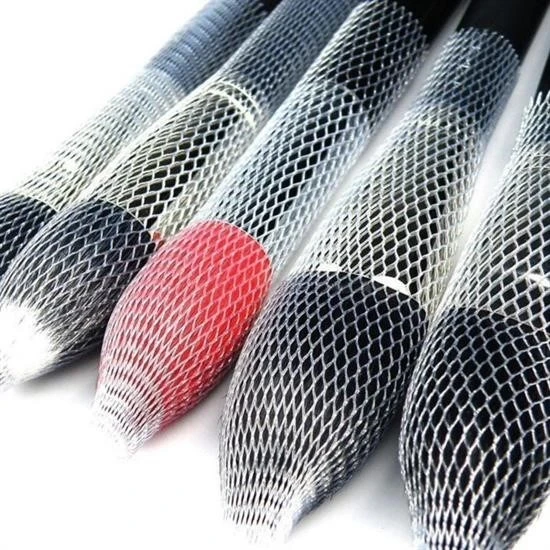 Makyaj Far Allık Kontür Eyeliner Fırça Malzemeleri Ürünleri Koruyucu File Kapak Örgü Kılıf S - 5