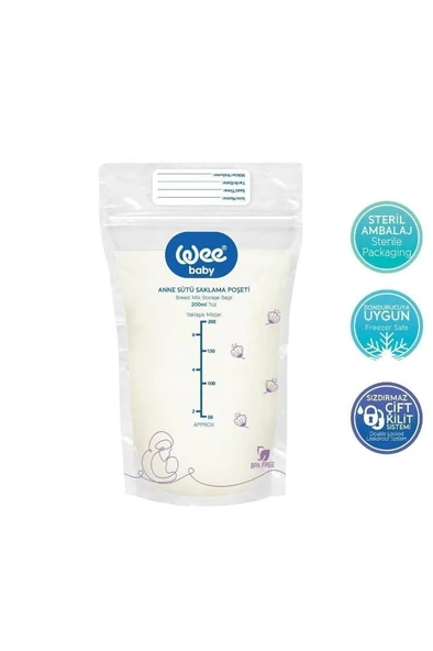 Süt Saklama Poşeti Seti (20x3 60 Adet) - Resim 3