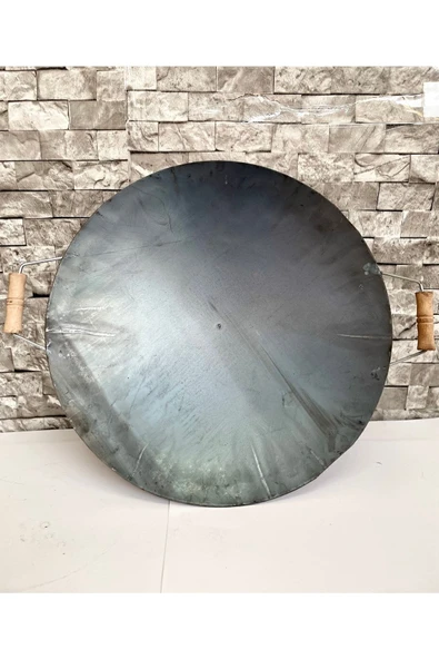 Kalın Hakiki Kavurma Sac 45 Cm Çift Taraflı Sac Kavurma Ve Gözleme Sacı - 2
